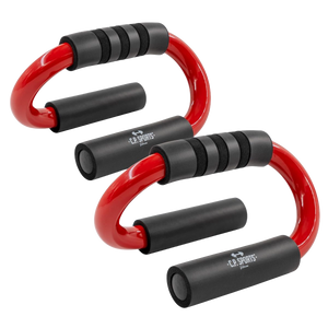 C.P. Sports Push Up Bars Premium black/red