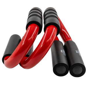 C.P. Sports Push Up Bars Premium black/red – närbild av handtag