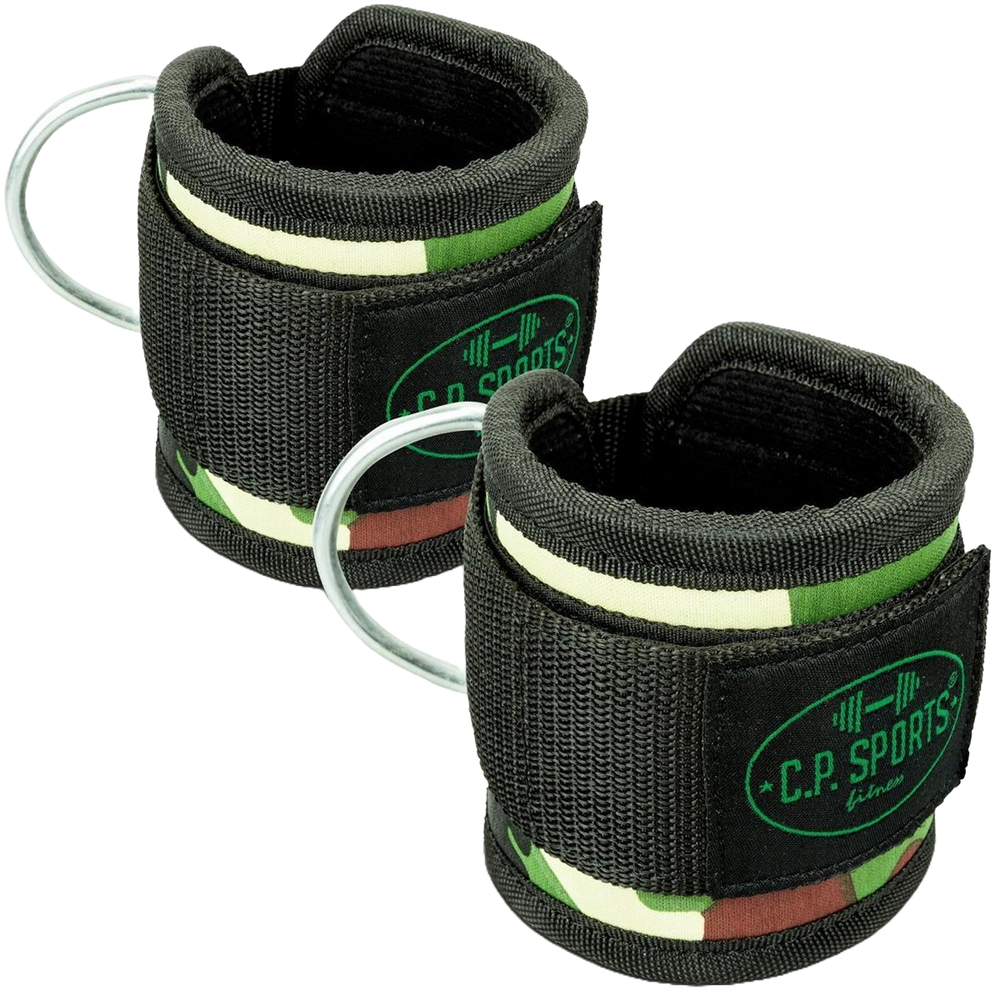 C.P. Sports Ankle Straps Premium Green Camo