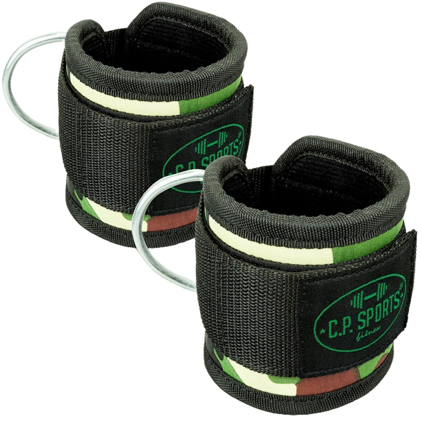 C.P. Sports Ankle Straps Premium Green Camo