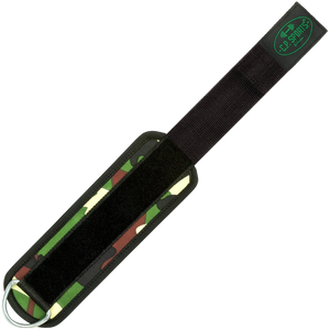 C.P. Sports Ankle Straps Premium Green Camo – närbild av rem och kardborre
