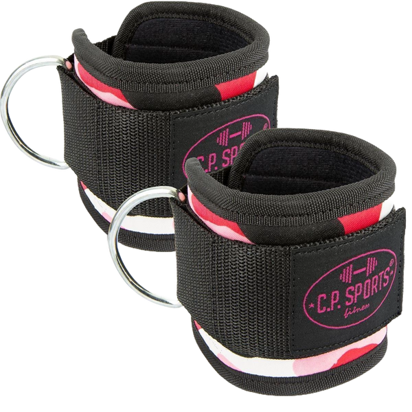 C.P. Sports Ankle Straps Premium Pink Camo