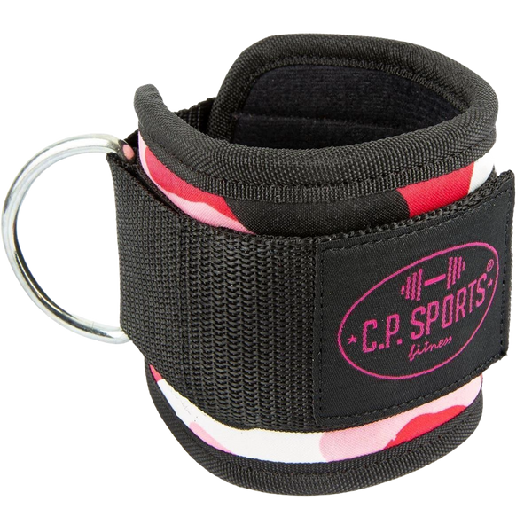 C.P. Sports Ankle Straps Premium Pink Camo – produkt framifrån
