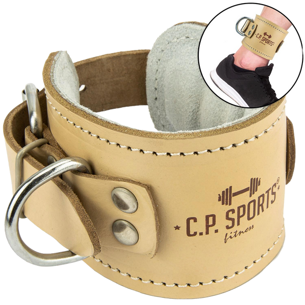 C.P. Sports Ankle Strap Leather natur – produktöversikt med spänne