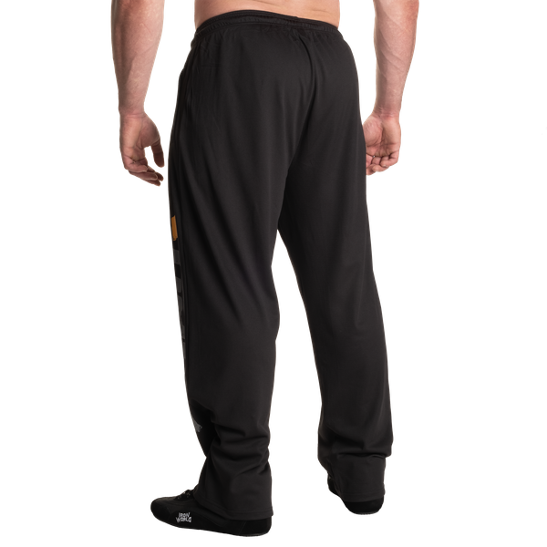 GASP Original Mesh Pants Svart – bakifrån