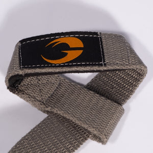 GASP Classic Lifting Straps Smoke Grey – detaljbild