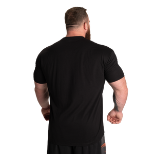 GASP Legacy Gym T-shirt Svart/vit – bakifrån