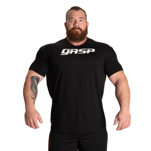 GASP Legacy Gym T-shirt Svart/vit – framifrån