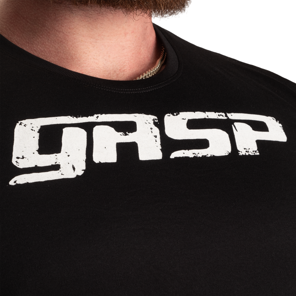 GASP Legacy Gym T-shirt Svart/vit – detaljbild