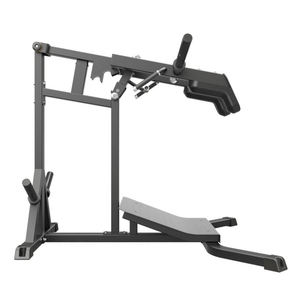 Impulse IFP Leverage Squat/Calf Black – och calf-maskin i trekvartsvy
