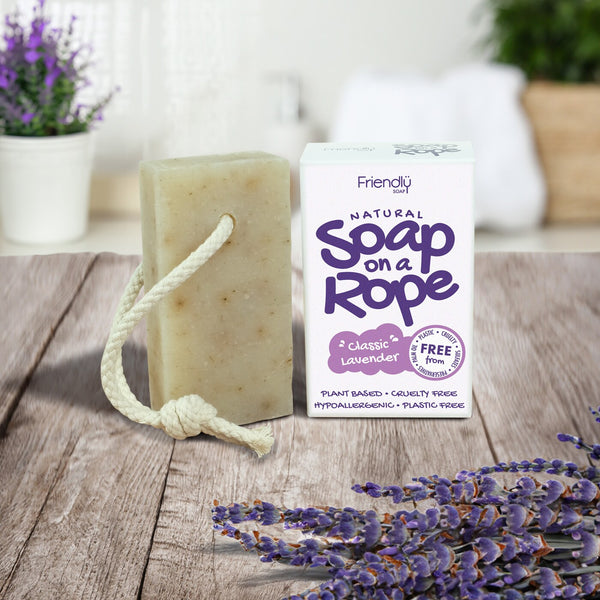 Friendly Soap Reptvål Lavender 125 g – miljöbild