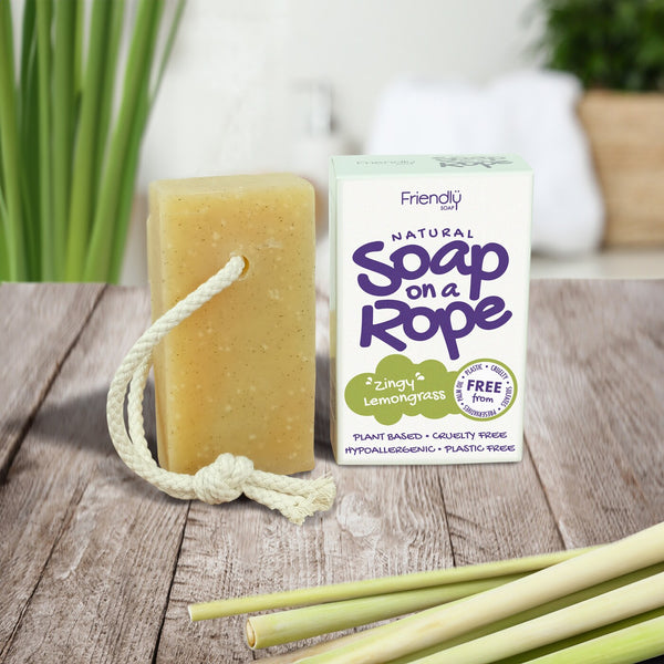 Friendly Soap Reptvål Lemongrass 125 g – miljöbild