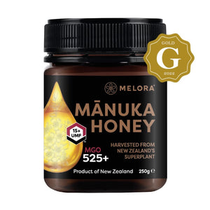 Melora Monofloral Manuka Honey 525 MGO 250 g – i burk