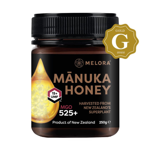 Melora Monofloral Manuka Honey 525 MGO 250 g – i burk