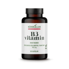 Närokällan B3 Nikotinamid 100 mg 90 kapslar