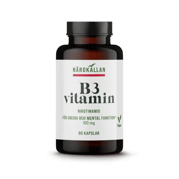 Närokällan B3 Nikotinamid 100 mg 90 kapslar
