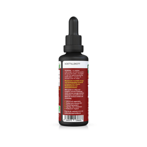 Nature Provides Bioactive B12 50 ml – baksida av droppflaskan