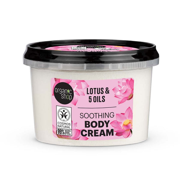 Organic Shop Body Cream Indian Lotus 250 ml