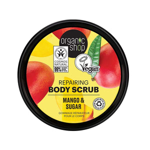 Organic Shop Bodyscrub Mango 250 ml – Repairing Body Scrub Mango & Sugar i burk