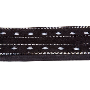 C.P. Sports Powerlifting Belt Black – närbild av sömmar och material