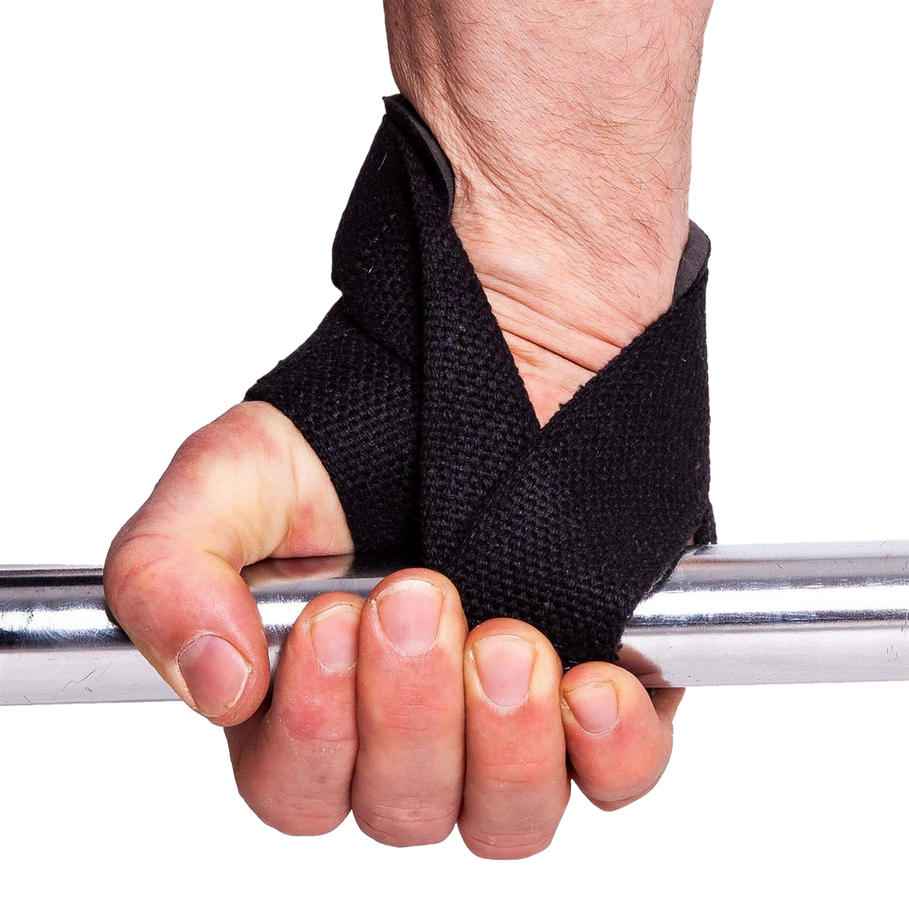 C.P. Sports Padded Lifting Straps Black