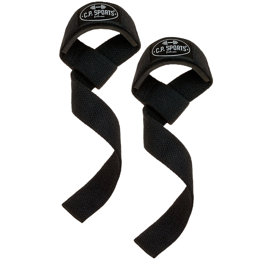 C.P. Sports Padded Lifting Straps Black