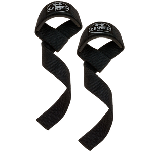 C.P. Sports Padded Lifting Straps Black