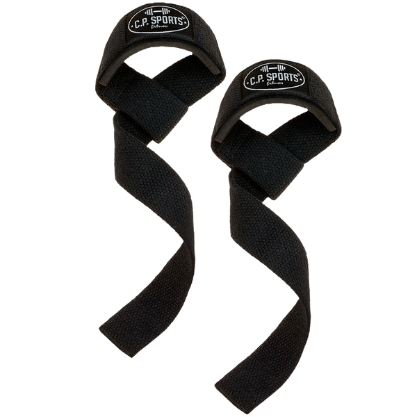 C.P. Sports Padded Lifting Straps Black