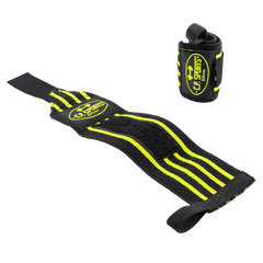 C.P. Sports Wrist Wraps Black/Yellow 30 cm