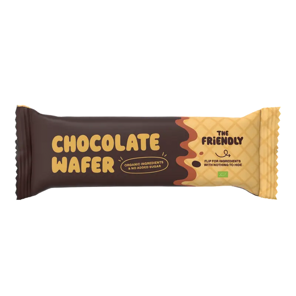 The Friendly Chocolate Wafer 40g 16-pack – i förpackning