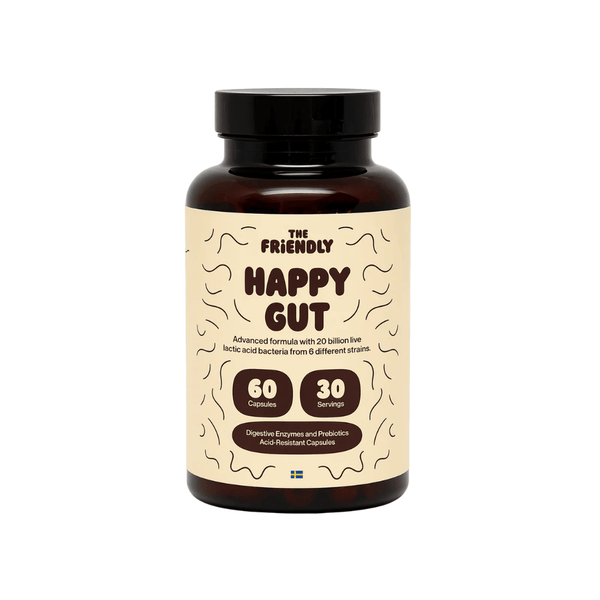 The Friendly Happy Gut 20 Miljarder CFU 60 kapslar