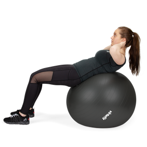 Virtufit Gymboll + Pump 85 cm – gymboll i användning vid bålträning