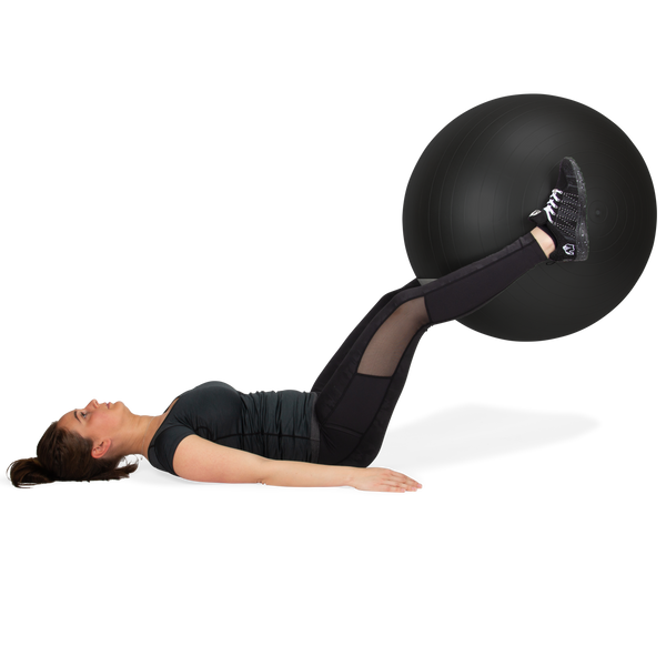 Virtufit Gymboll + Pump 85 cm – gymboll i användning vid benövning