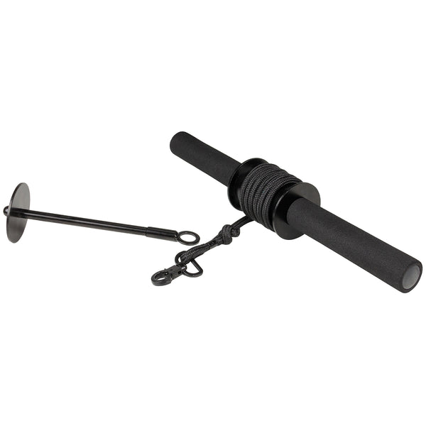 Virtufit Wrist Roller Forearm Trainer – närbild av lina och viktfäste