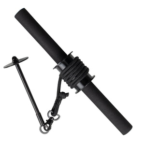 Virtufit Wrist Roller Forearm Trainer – närbild av handledsrullens axel och lina