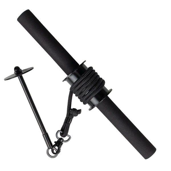 Virtufit Wrist Roller Forearm Trainer – närbild av handledsrullens axel och lina