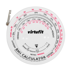 Virtufit Måttband med BMI-skala 150 cm