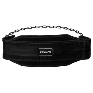 Virtufit Nylon Dip Belt Svart – dipbälte i nylon med kedja