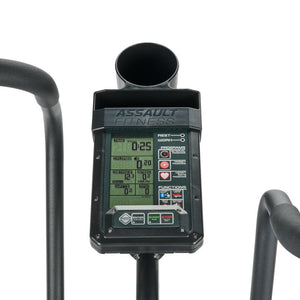 Assault Fitness Assault Bike Pro X – närbild av träningsdatorn