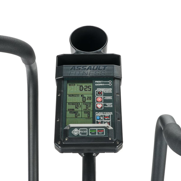 Assault Fitness Assault Bike Pro X – närbild av träningsdatorn