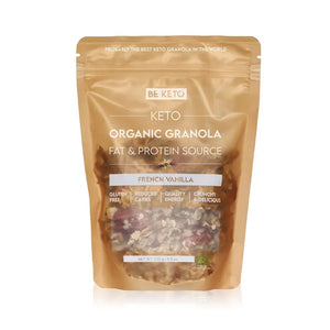 BeKeto Keto Organic Granola French Vanilla 250 g