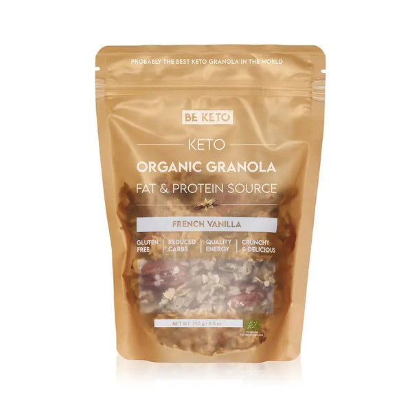 BeKeto Keto Organic Granola French Vanilla 250 g
