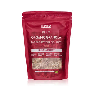 BeKeto Keto Organic Granola Fresh Raspberry 250 g EKO
