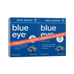 Elexir Pharma Blue Eye Dubbelpack 128 tabletter