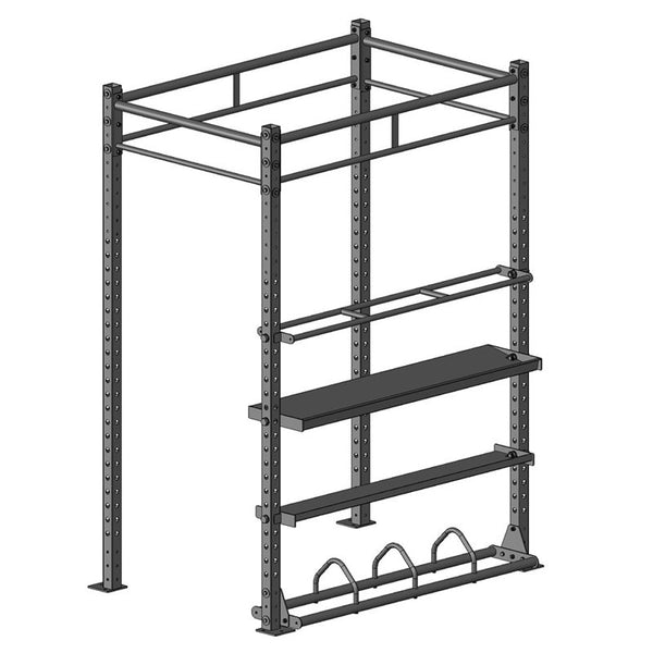 Master Fitness Bumper Storage Shelf 178 cm – förvaringshylla för bumper plates och tillbehör