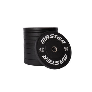 Master Fitness Bumperplate Set 120 kg