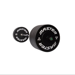 Master Fitness Bumperplate Set 120 kg – bumper plates i produktvy