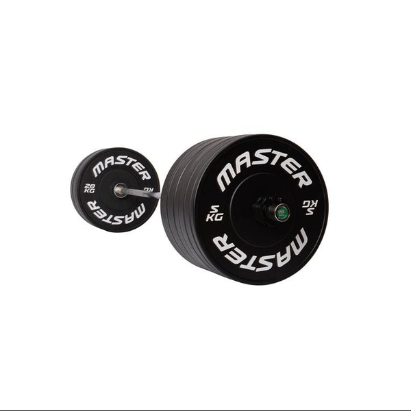 Master Fitness Bumperplate Set 120 kg – bumper plates i produktvy