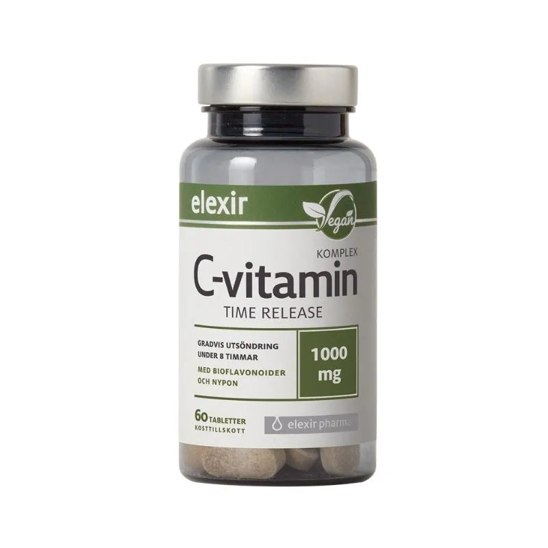 Elexir Pharma C-Vitamin Komplex Time Release 60 tabletter