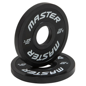 Master Fitness Change Plate Set 5 - 2,5 - 1,25 kg – svarta change plates i produktvy